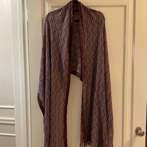 Missioni fringe large wrap / zig zag pattern